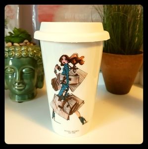 Henri Bendel Girl Ceramic Travel Mug